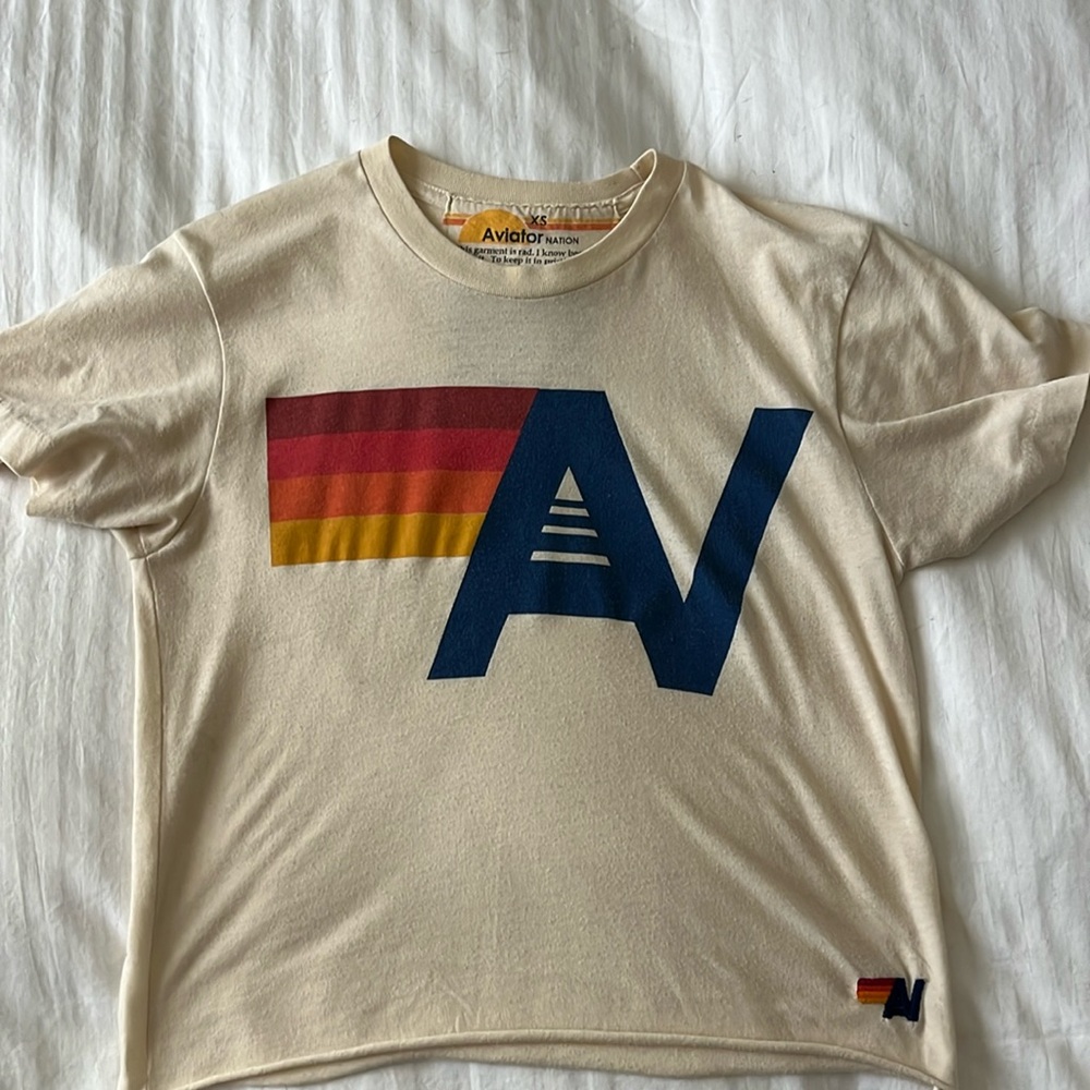 Aviator Nation cropped tshirt!